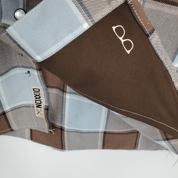 Dixxon Flannel Company T Street Medium Button Up Long Sleeve Blue Shirt Mens - Picture 4 of 10